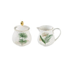 Exotique - Set Pot À Lait Et Sucrier - Porcelaine - Multicolore