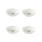 Exotique - Set De 4 Assiettes Creuses - Porcelaine - Multicolore