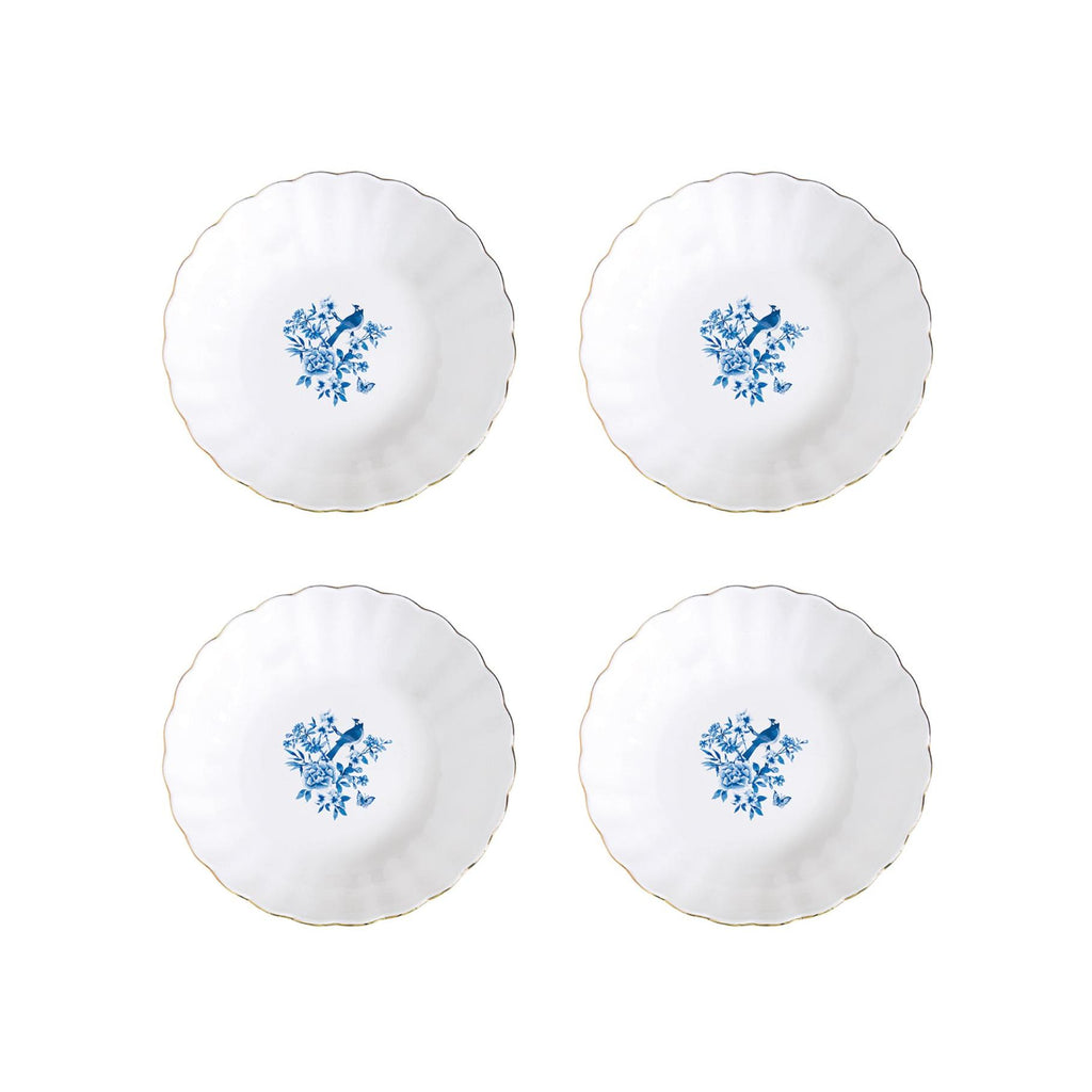 Paradise Garden - Set De 4 Assiettes Creuses - Porcelaine - Multicolore