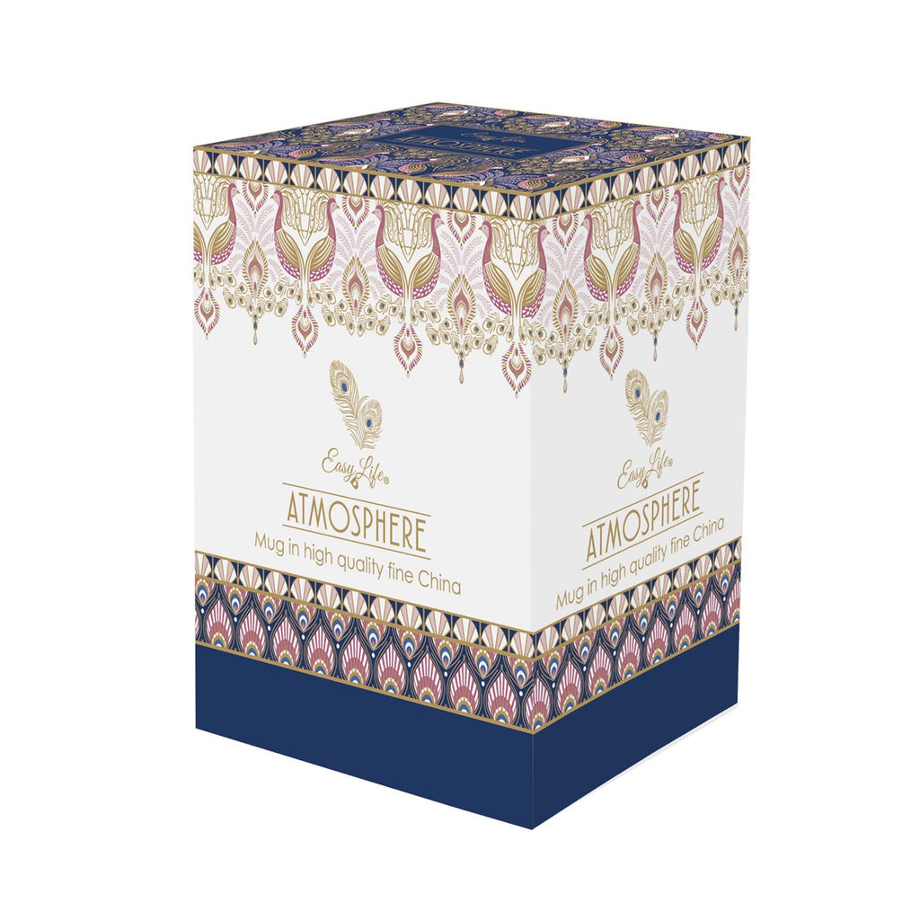 Peacock - Mug - Porcelaine Fine - Multicolore