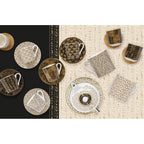 Egyptology - Théière Avec Infuseur Métal Et 2 Tasses - Porcelaine - Multicolore