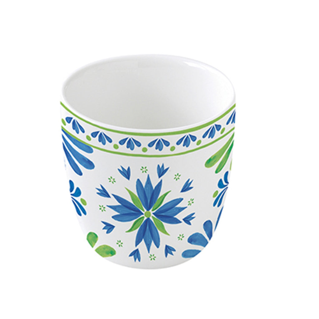 Flowers Garden - Théière Avec Infuseur Métal Et 2 Tasses - Porcelaine - Multicolore