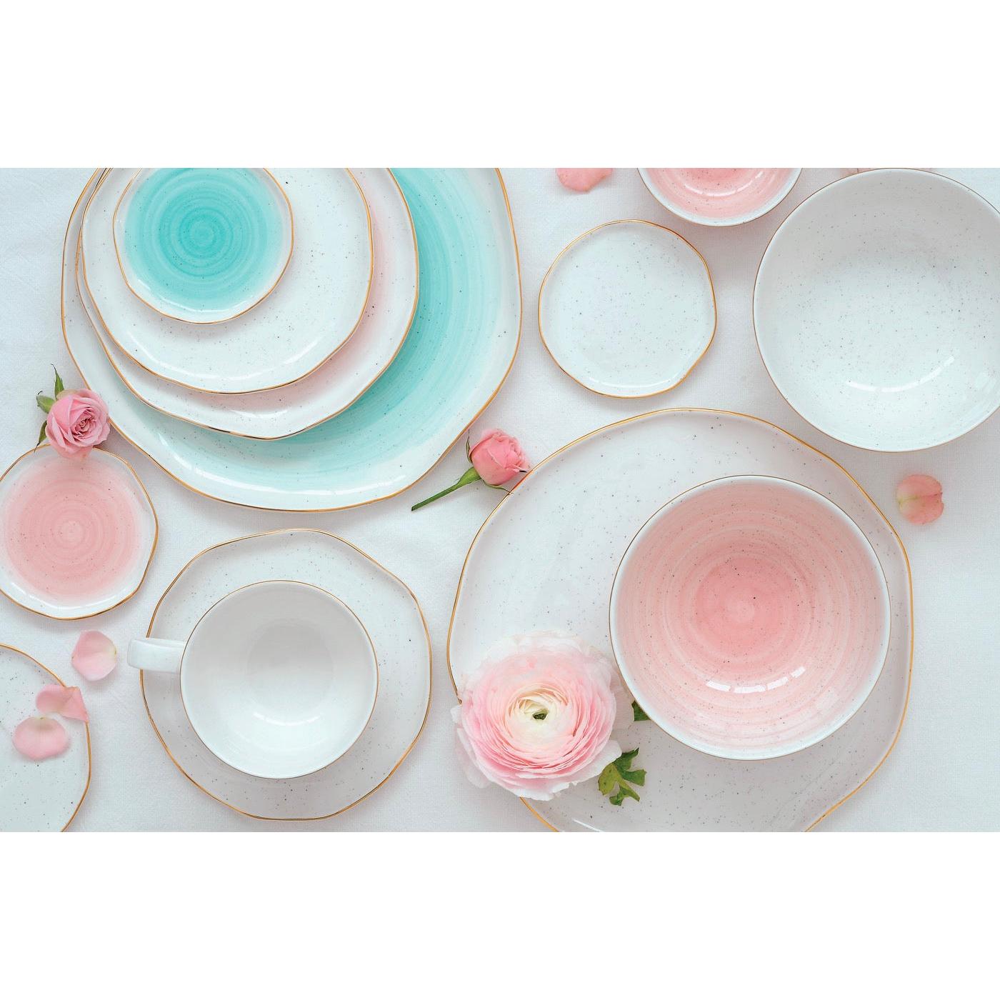 Artesanal - Set De 6 Assiettes - Porcelaine - Vert