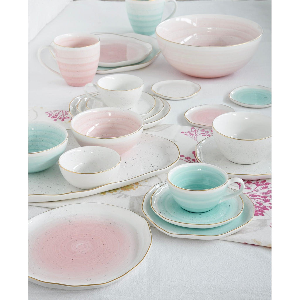 Artesanal - Set De 6 Assiettes - Porcelaine - Vert