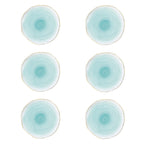 Artesanal - Set De 6 Assiettes - Porcelaine - Vert
