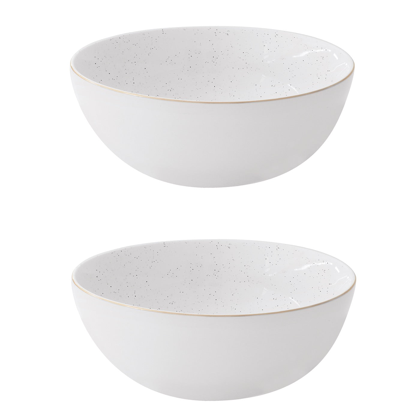 Artesanal - Set De 2 Saladiers - Porcelaine - Blanc
