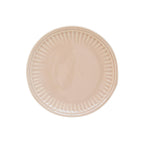 Abitare - Set De 6 Platos De Postre - Porcelana - Beige