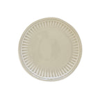 Abitare - Set De 6 Platos De Postre - Porcelana - Gris Claro