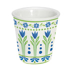 Flowers Garden - Set De 4 Verres À Café - Porcelaine - Multicolore