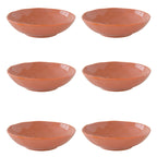Interiors - Set De 6 Assiettes Creuses - Porcelaine - Brique