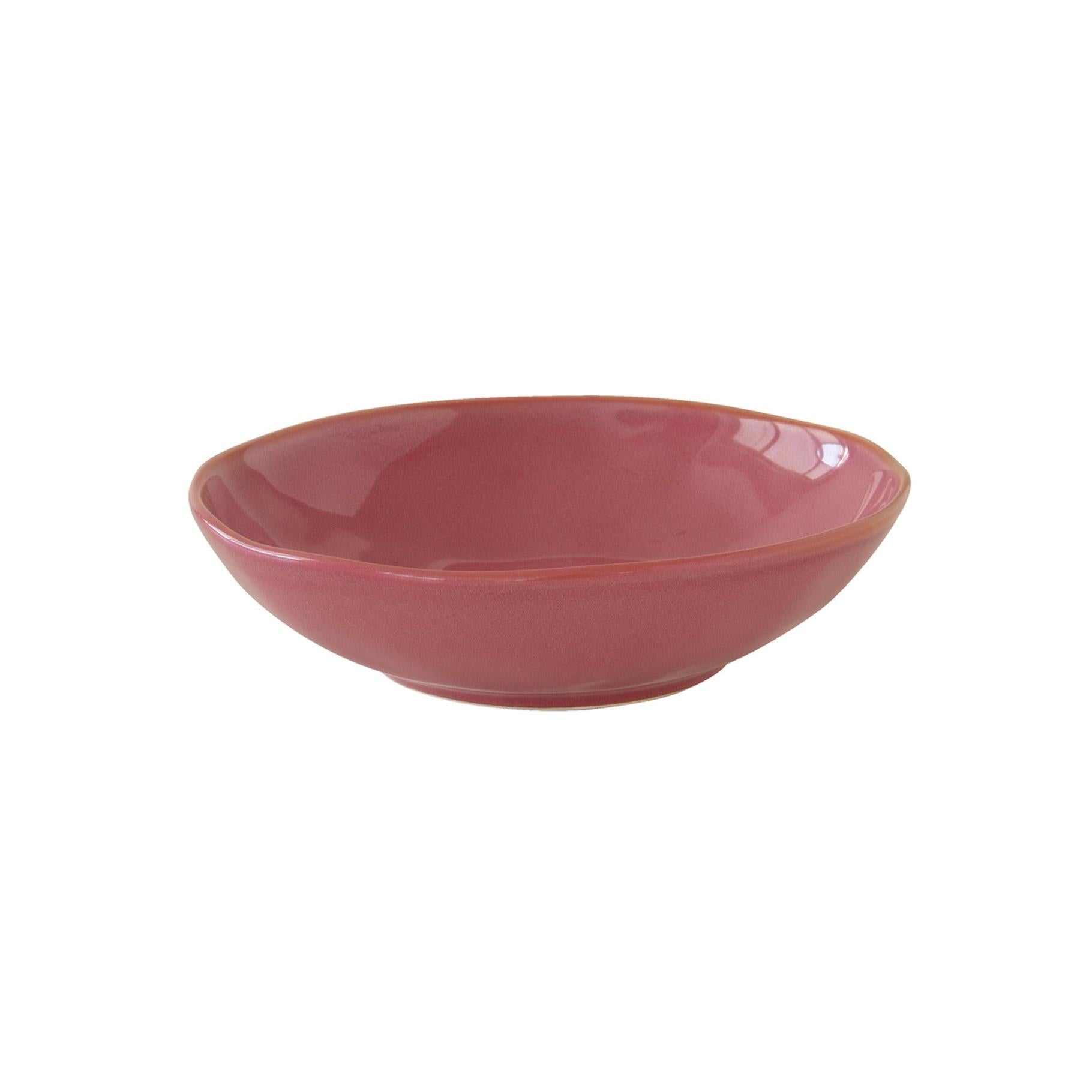 Interiors - Set De 6 Assiettes Creuses - Porcelaine - Bordeaux