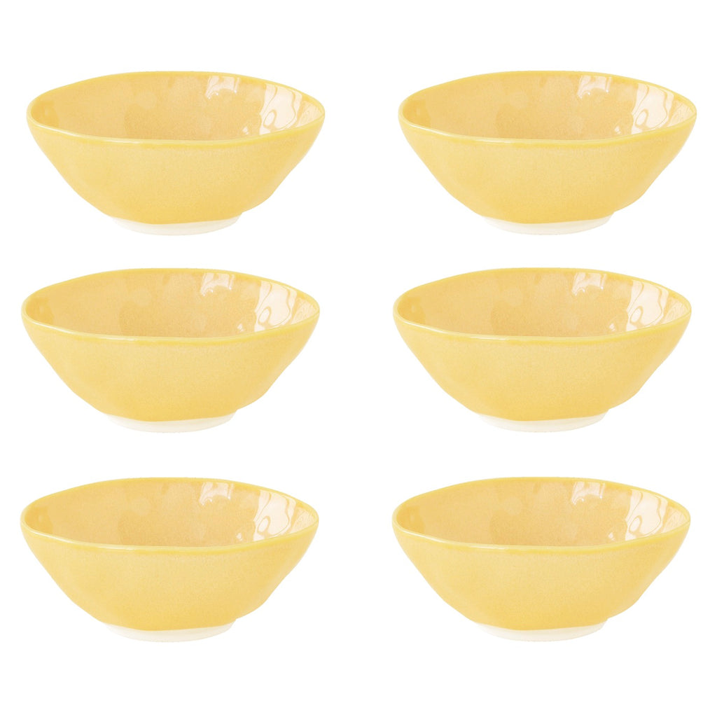 Interiors - Set De 6 Bols - Porcelaine - Jaune