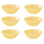 Interiors - Set De 6 Bols - Porcelaine - Jaune