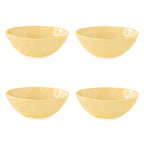 Interiors - Set De 4 Bols - Porcelaine - Jaune