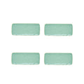 Interiors - Set De 4 Assiettes Rectangulaires - Porcelaine - Aqua