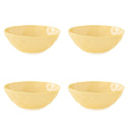 Interiors - Set De 4 Bols - Porcelaine - Jaune