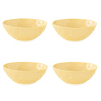 Interiors - Set De 4 Bols - Porcelaine - Jaune