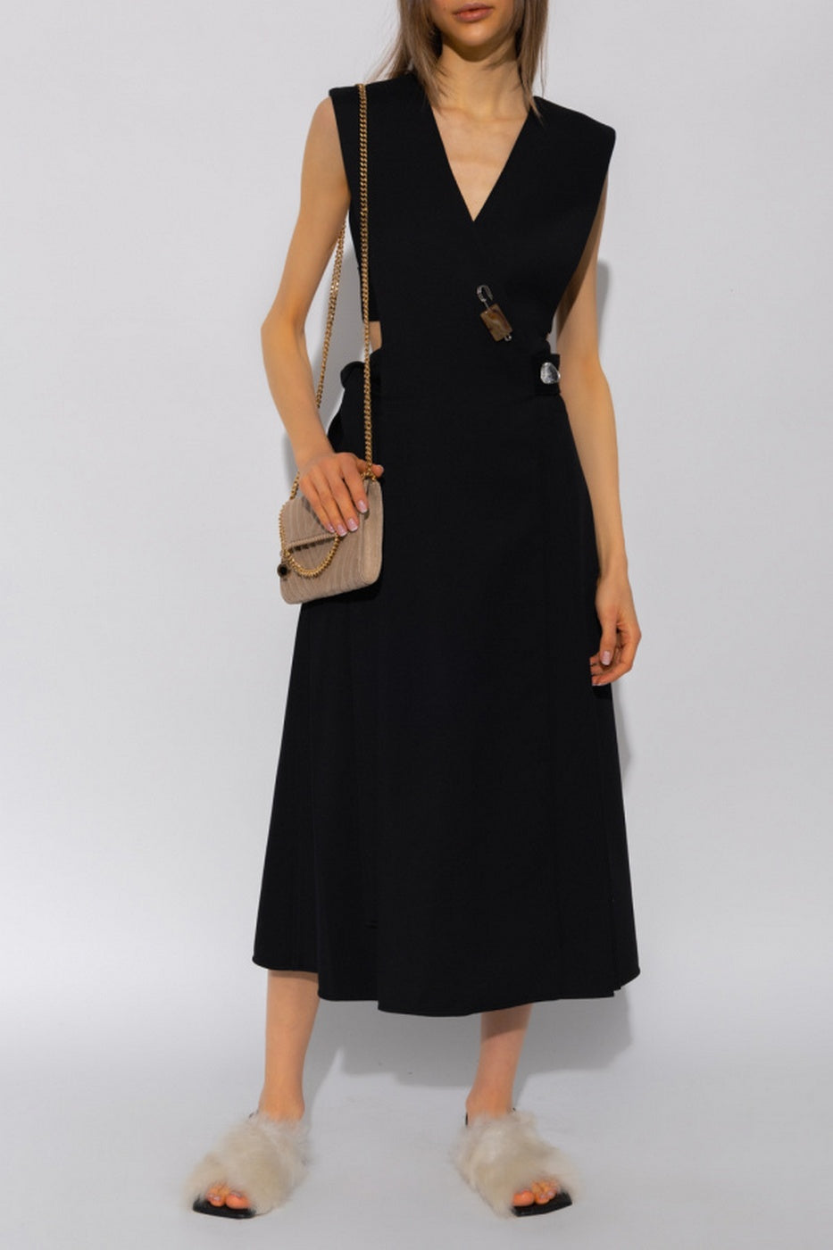 Proenza Schouler - Wool Twill Pinafore Dress - Black - Mujer