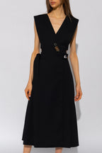 Proenza Schouler - Wool Twill Pinafore Dress - Black - Mujer