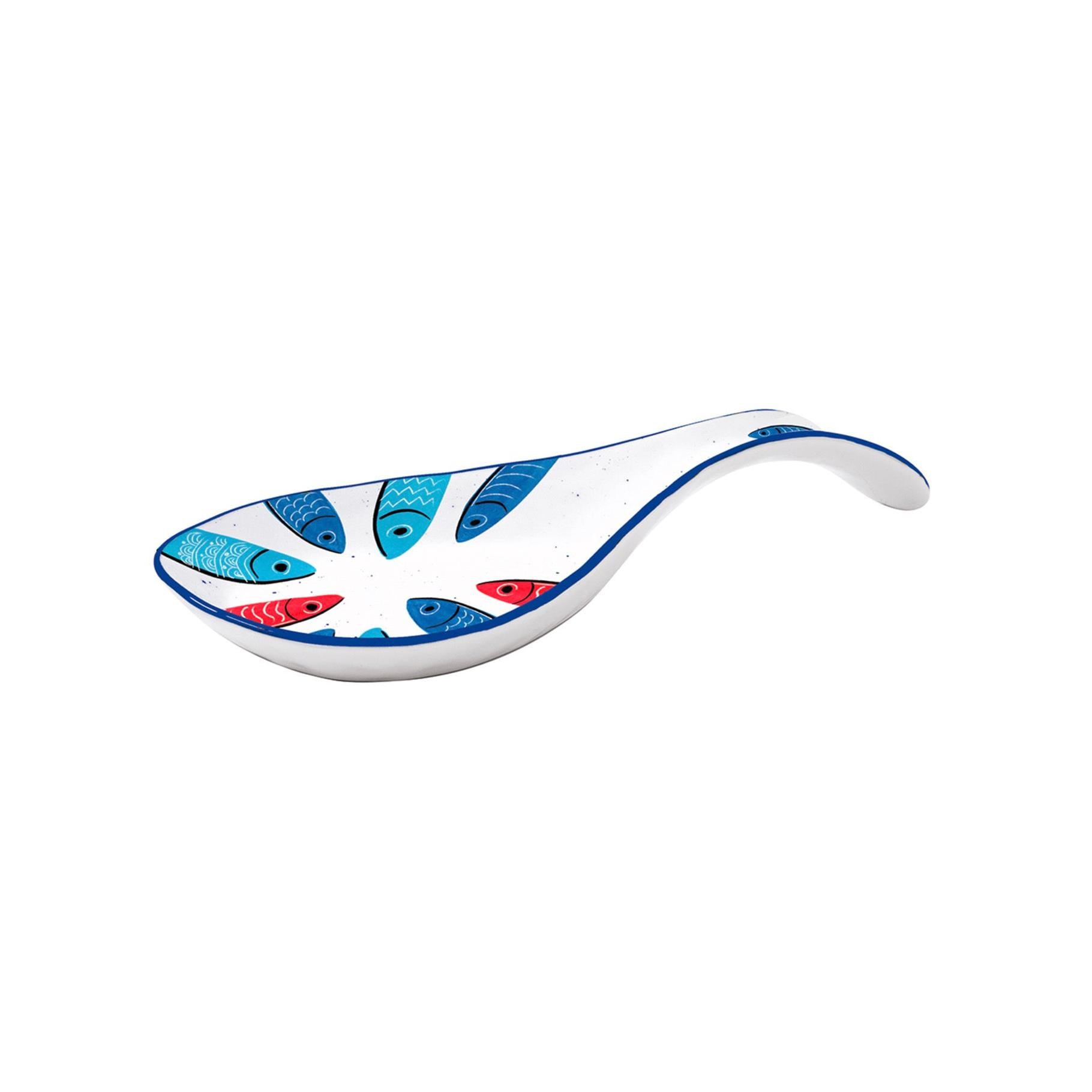 Sardine's Party - Repose-Cuillère - Porcelaine - Multicolore