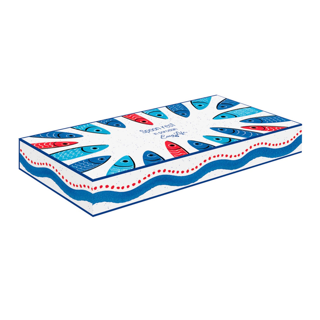 Sardine's Party - Repose-Cuillère - Porcelaine - Multicolore