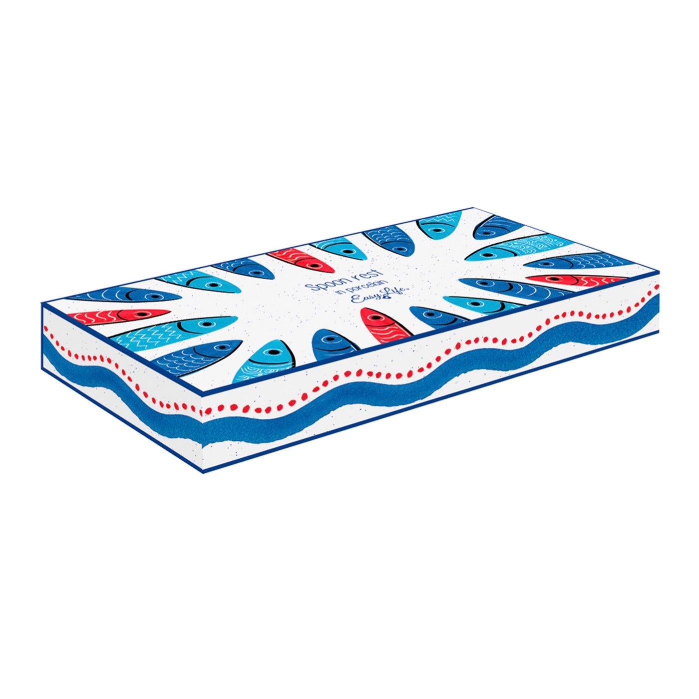 Sardine's Party - Repose-Cuillère - Porcelaine - Multicolore