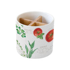 Home & Kitchen - Pot À Couverts - Porcelaine - Multicolore