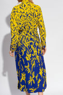 Proenza Schouler - Degrade Floral Long Sleeve Dress - Cobalt Multi - Femme