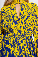 Proenza Schouler - Degrade Floral Long Sleeve Dress - Cobalt Multi - Femme