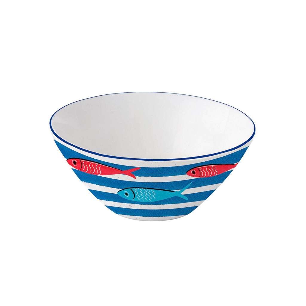Sardine's Party - Set De 6 Bols - Porcelaine - Multicolore