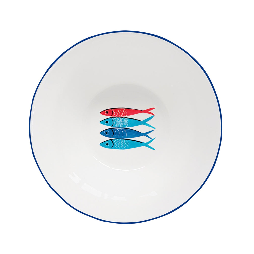 Sardine's Party - Set De 6 Bols - Porcelaine - Multicolore