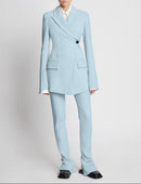 Proenza Schouler - Bi-Stretch Crepe Blazer - Pale Blue - Femme