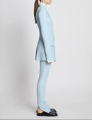Proenza Schouler - Bi-Stretch Crepe Blazer - Pale Blue - Femme