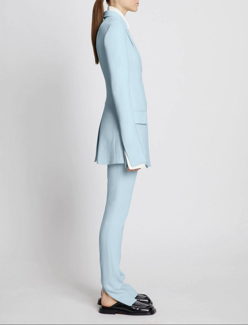 Proenza Schouler - Bi-Stretch Crepe Blazer - Pale Blue - Femme