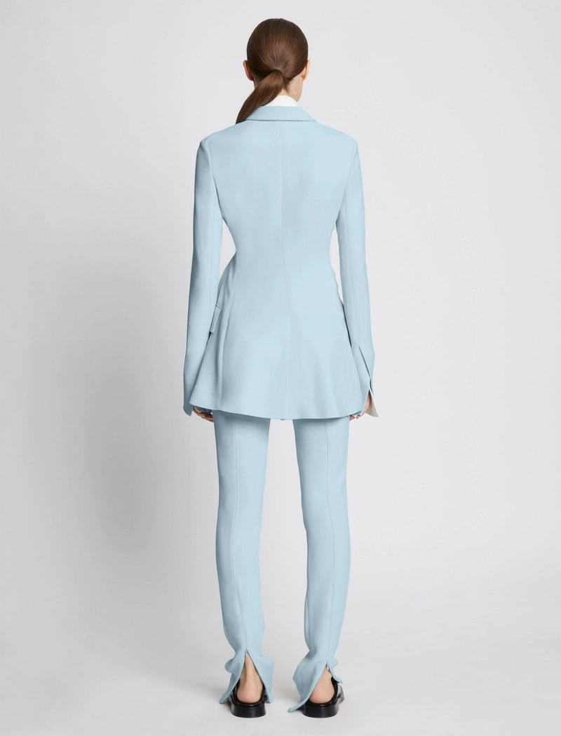 Proenza Schouler - Bi-Stretch Crepe Blazer - Pale Blue - Femme