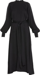 Proenza Schouler - Lightweight Crepe Belted Dress - Black - Femme