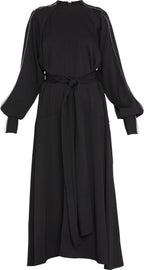 Proenza Schouler - Lightweight Crepe Belted Dress - Black - Mujer