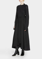 Proenza Schouler - Lightweight Crepe Belted Dress - Black - Mujer
