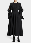 Proenza Schouler - Lightweight Crepe Belted Dress - Black - Femme