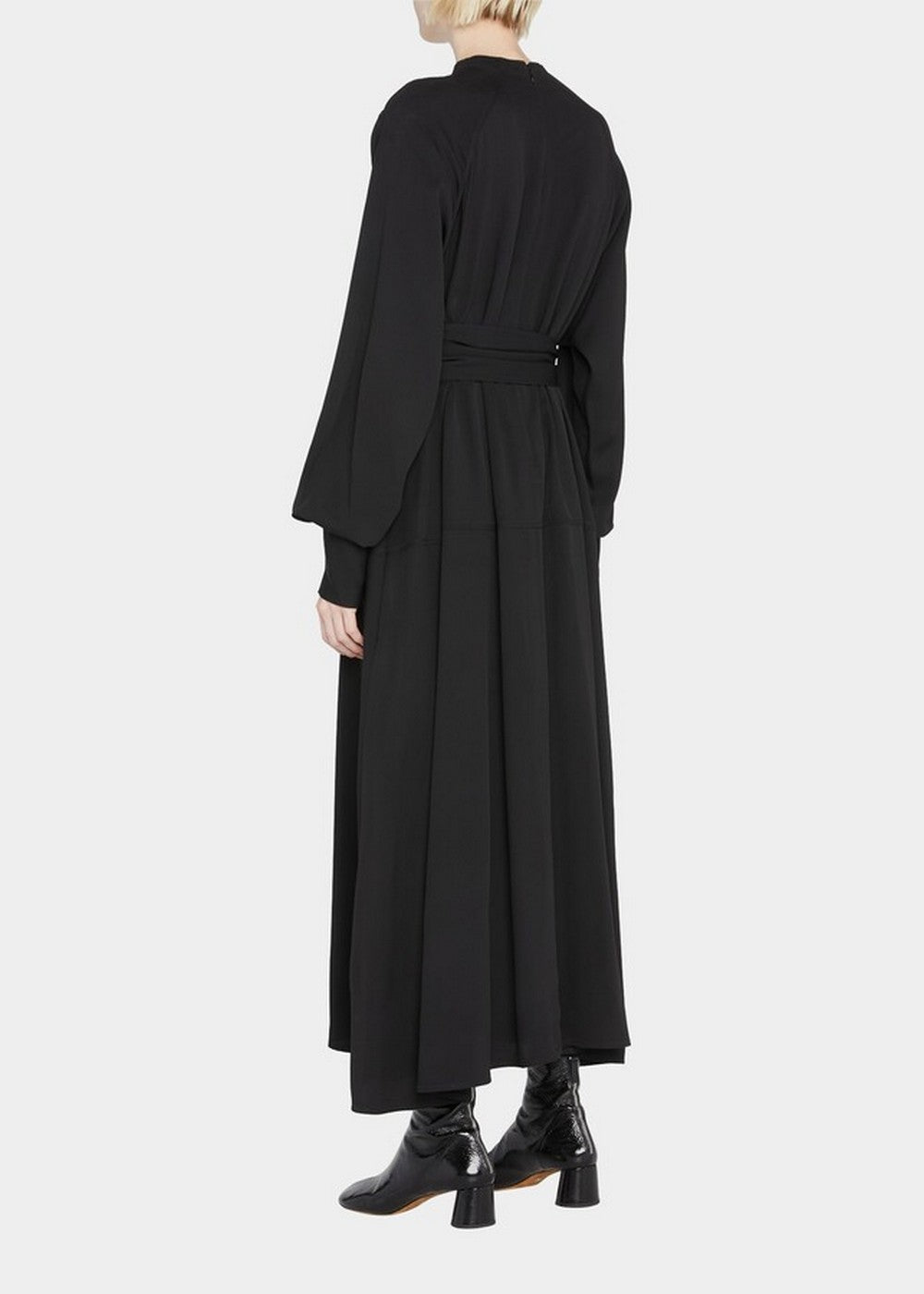 Proenza Schouler - Lightweight Crepe Belted Dress - Black - Mujer