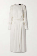 Proenza Schouler - Lightweight Crepe Belted Dress - Off White - Femme