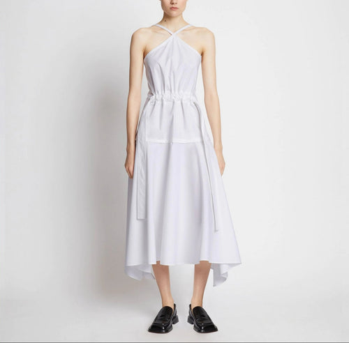 Proenza Schouler - Eco Poplin Dress - White - Femme