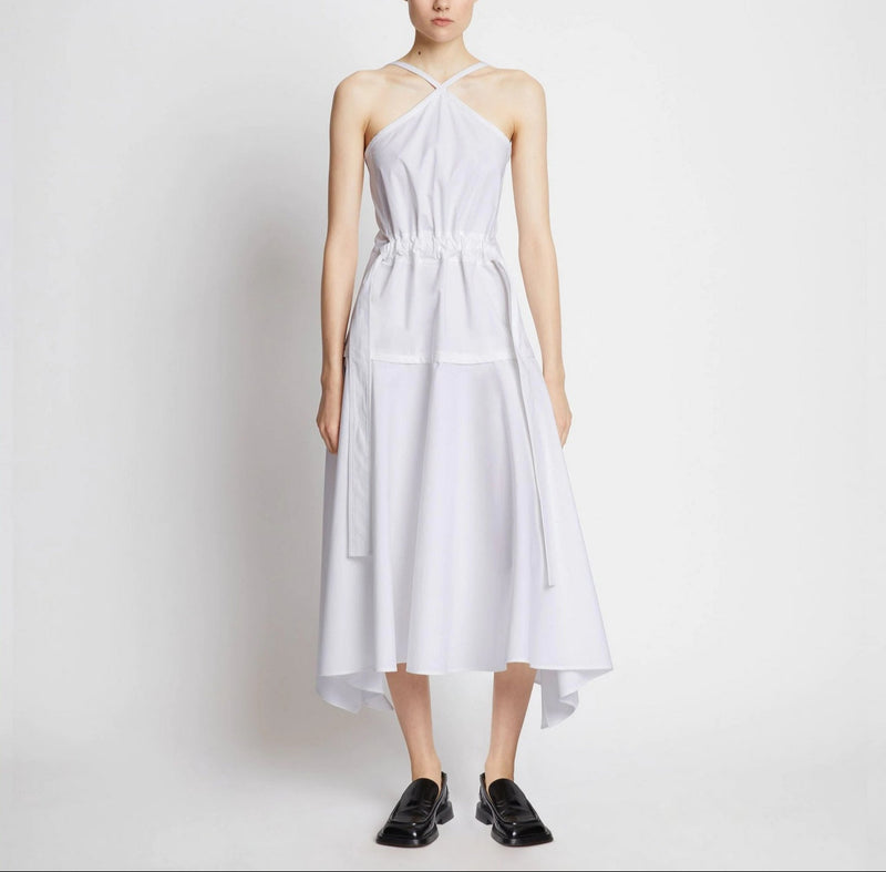 Proenza Schouler - Eco Poplin Dress - White - Femme