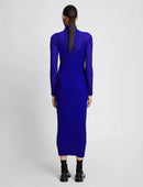 Proenza Schouler - Shibori Turtleneck Dress - Cobalt - Femme