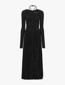 Proenza Schouler - Pleated Matte Jersey Halter Dress - Black - Femme