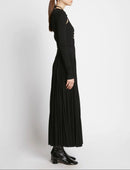 Proenza Schouler - Pleated Matte Jersey Halter Dress - Black - Femme