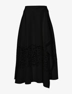 Proenza Schouler - Broderie Anglaise Wrap Skirt - Black - Women