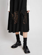 Proenza Schouler - Broderie Anglaise Wrap Skirt - Black - Women