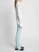 Proenza Schouler - Bi-Stretch Crepe Slim Pants - Pale Blue - Femme