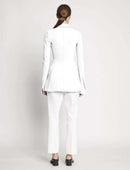 Proenza Schouler - Bi-Stretch Crepe Cinched Jacket - Off White - Femme